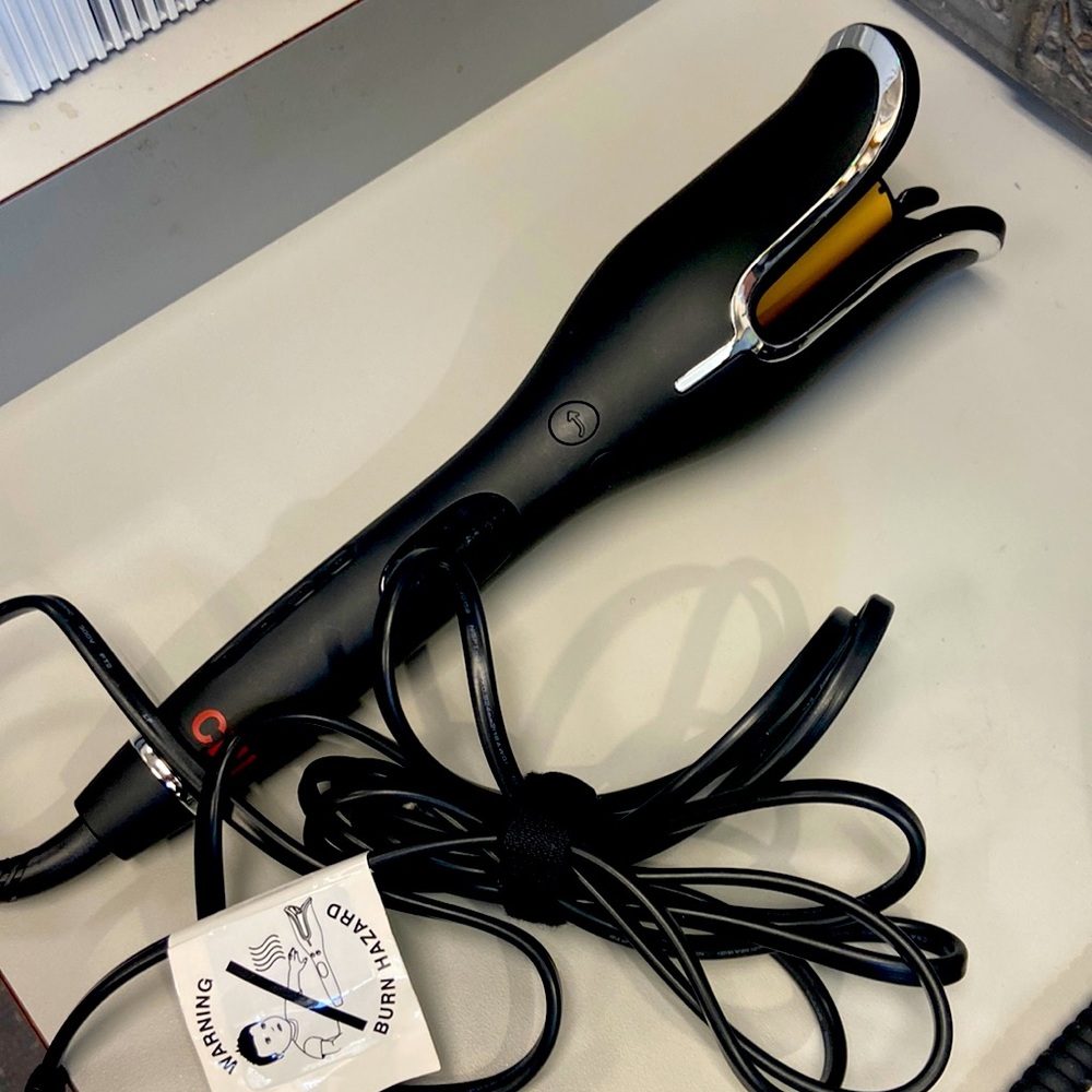 Chi curl & spin rotating curler